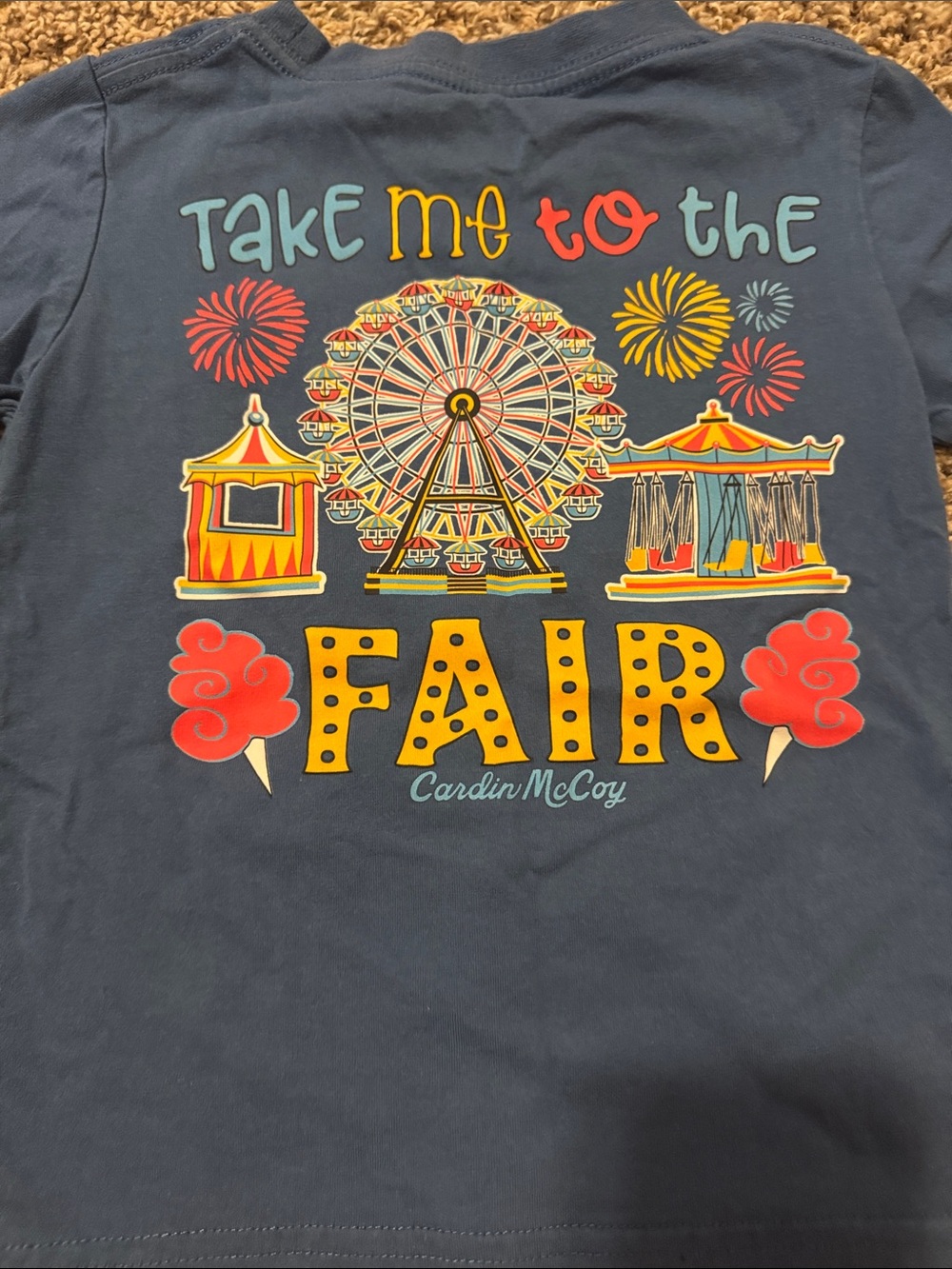 Cardin McCoy Kids Navy 'Take Me to the Fair' Graphic Tee